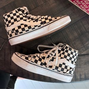Hi-Top Checkered Vans
